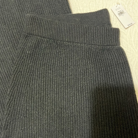 GAP CashSoft Shaker-Stitch Sweater Pants black size large - Picture 9 of 11